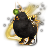 fat black chocobo