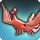 scarlet peacock
